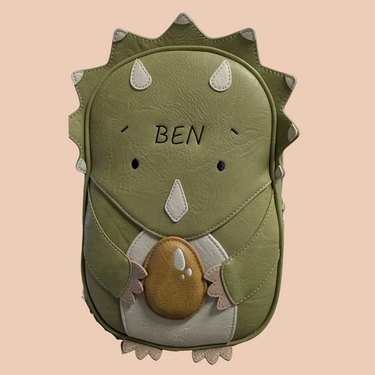 Kinderrucksack Großer Dinosaurier Oskar - personalisierbar