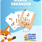 Bilingual bedruckt: Lerne auf Deutsch & Englisch