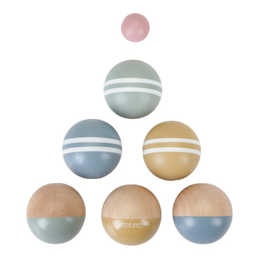 Boccia Spiel / Boule Spiel - Set besteht aus 6 großen Kugeln, 2 Kleinen Kugeln