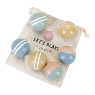 Boccia Spiel / Boule Spiel - Set besteht aus 6 großen Kugeln, 2 Kleinen Kugeln