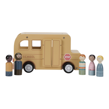 Schulbus mit 5 Figuren