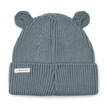 Mütze mit Ohren aus Bio-Baumwolle bis 4 Jahre - Gina Beanie