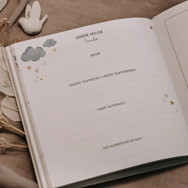 Fischomaswerkstatt Erinnerungsbuch Zwillingsalbum Baby - Unser erstes Jahr - Das sind wir