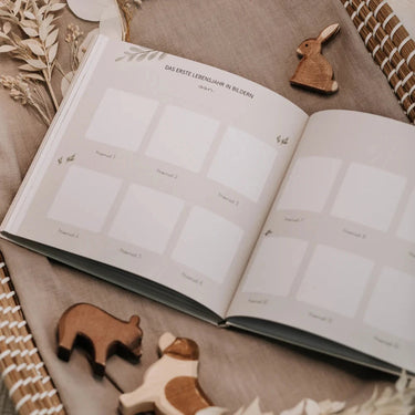 Fischomaswerkstatt Erinnerungsbuch Zwillingsalbum Baby - Unser erstes Jahr - Das sind wir