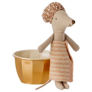 Maileg Wellness Maus inkl. Badewanne, Tuch und Badekappe