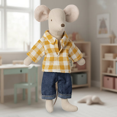 Maileg Papa Maus mit Kleidung