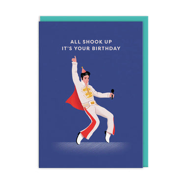 Geburtstagskarte - Elvis All Shook Up Its Your Birthday