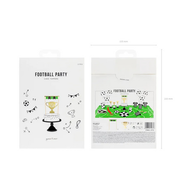 Cake Topper Fußball - Tortendeko, Tortenaufleger Fußball