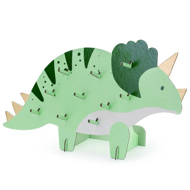 Dino Candy Bar, Snack Wand Triceratops - Dino Geburtstag Dekoration