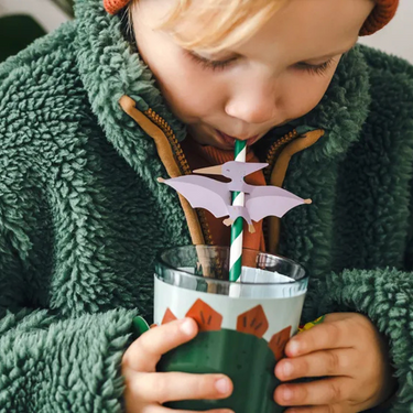 Dinosaurier Bechermanschetten, Dino Becher für Kindergeburtstag