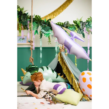 Dino Folienballon Pterodaktylus, 115x53 cm - Kinder Geburtstag Deko