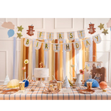 Süße Teddybär First Birthday Girlande
