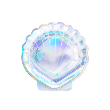 Partyteller in Muschelform