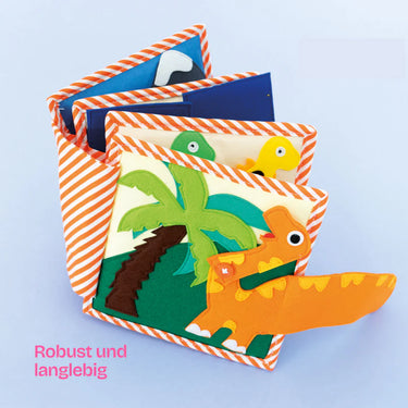 Dinofreunde - Quiet Book - Montessori Filzbuch