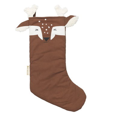 Weihnachtsstrumpf Rentier Fabelab Bio-Baumwolle- Personalisierbar