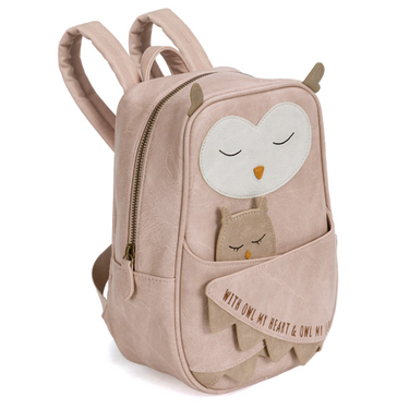Kinderrucksack Große Eule Isolde - personalisierbar