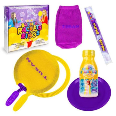 Seifenblasen-Set Ping Pong mit Zubehör