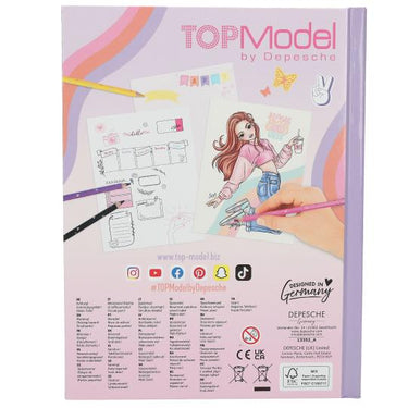 TOPModel Stimmungs-Malbuch mit Licht
