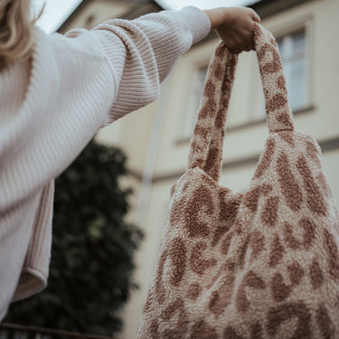 Teddy Mom-Bag mit 5 Fächern und Druckknopf - Handtasche