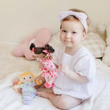 Kuschelpuppe - weiche süße Retropuppe Tiger Tribe