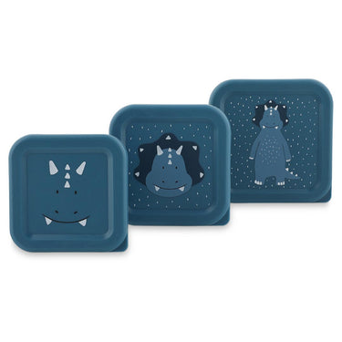 3er Set Snackdose Triceratops
