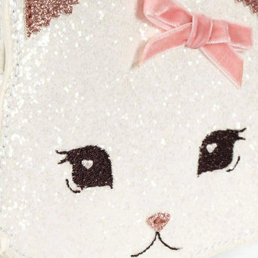 Glitzernde Schultertasche "Tut Kitty" in Katzenform - Handtasche für Kinder