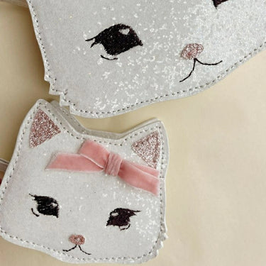 Glitzernde Schultertasche "Tut Kitty" in Katzenform - Handtasche für Kinder