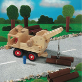 Unimog Fagus mit zusätzlichem Kranaufbau