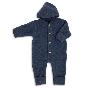 Wollfleece Anzug/ Outdoor Overall - Mitwachsend - kratzfreie Merinowolle