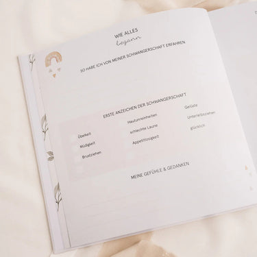 Fischomaswerkstatt Schwangerschaft Erinnerungsbuch