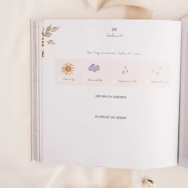 Fischomaswerkstatt Schwangerschaft Erinnerungsbuch