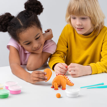 Knet Set - Dinosaurier im 6er Set