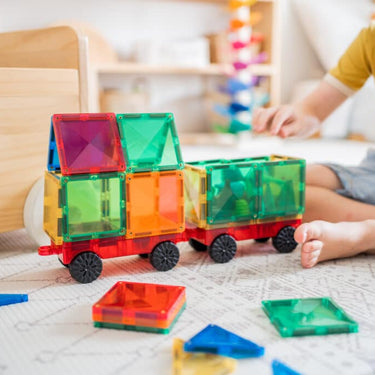 Connetix Rainbow 24 Magnetbausteine Fahrzeug