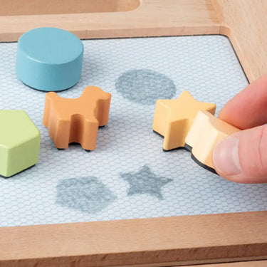 Zaubertafel aus Holz, Magnetische Zeichentafel