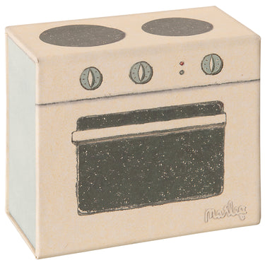 dekorative Pappschachtel dient gleichzeitig als eine stilvolle Mini-Küche