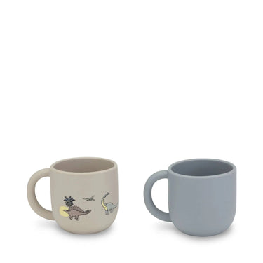 2er Pack Becher aus Silikon / Trinkbecher - bruchsicher & Schadstofffrei