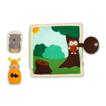 Tierfreunde - 6 Seiten Mini Quiet Book