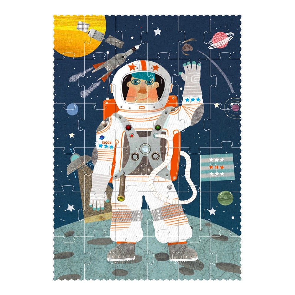 Astronauten Puzzle / Taschenpuzzle