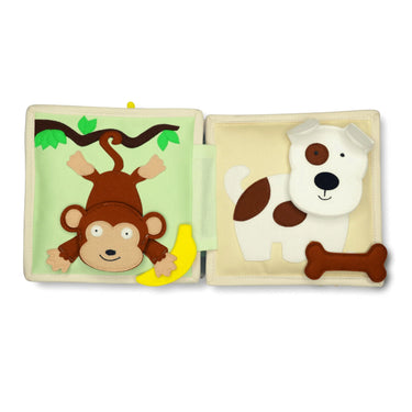 Tierfreunde - 6 Seiten Mini Quiet Book