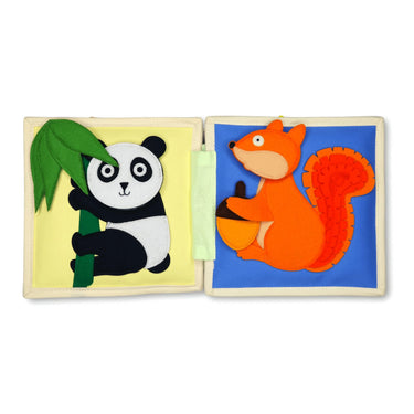 Tierfreunde - 6 Seiten Mini Quiet Book