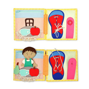 Home Sweet Home - 6 Seiten Mini Quiet Book