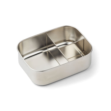 Brotbox aus Edelstahl mit Silikondeckel - leichtes Öffnen + Schließen