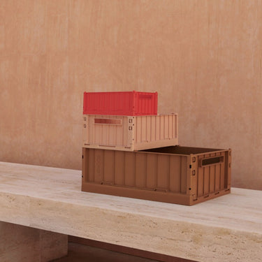 Weston kleine Aufbewahrungsbox / Aufbewahrungskiste im 2er Pack SMALL