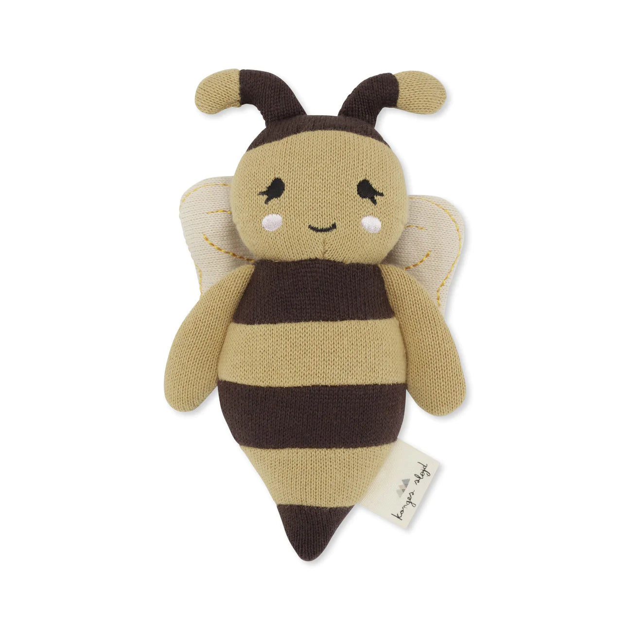 Spielzeug & Rassel Biene - 100% Bio-Baumwolle