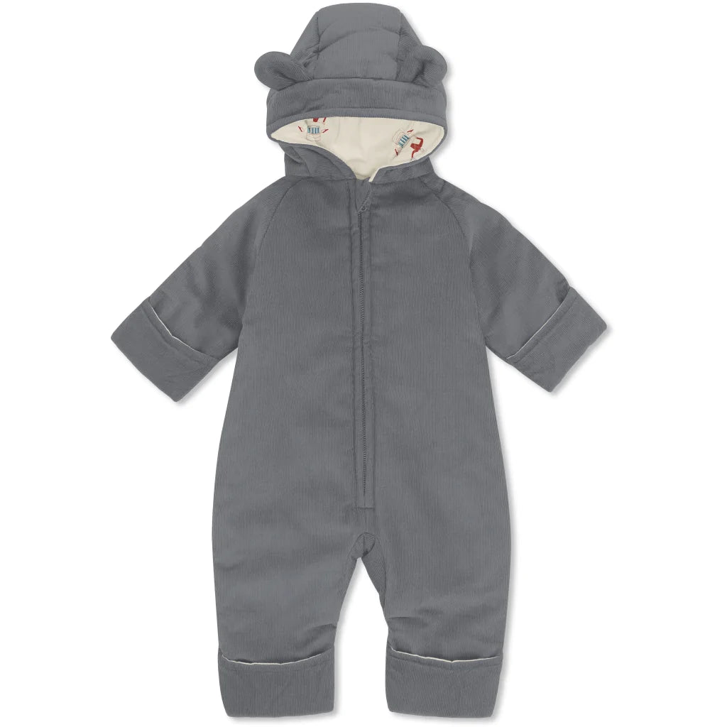 Winter Teddy Overall / Einteiler / Outdoor Anzug - aus 100% Bio-Baumwolle