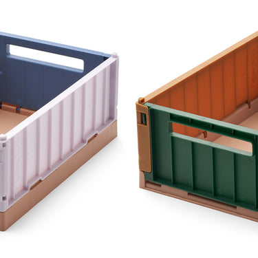 Weston kleine Aufbewahrungsbox / Aufbewahrungskiste im 2er Pack SMALL