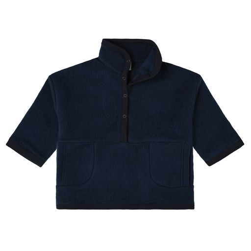 Blue Nights Fleece-Pullover, 100%  Bio-Baumwolle