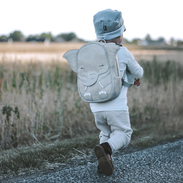 Kinderrucksack Großer Elefant Rosa - personalisierbar