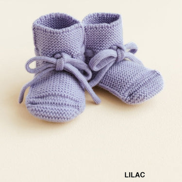 HVID Erste Schuhe zum Binden - Merinowolle Strick Booties (0-9M)