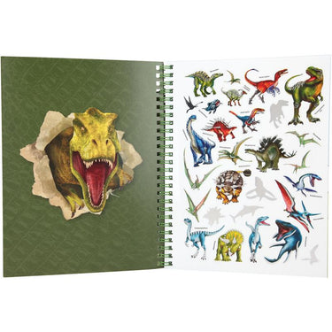 Dino World Malbuch mit Stiften
